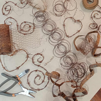 Select Your Wire Embellishments to Decorate your birdcage