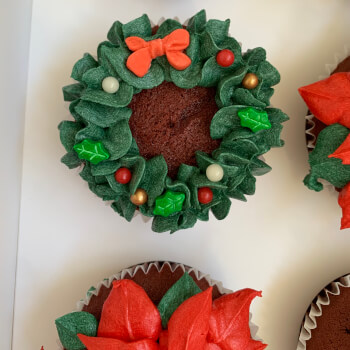 Wreath Cupcake