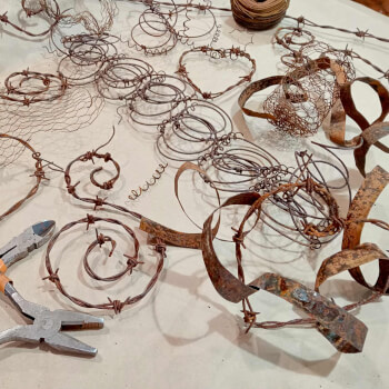 Select your wire embellishments to decorate