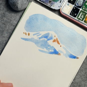 First Step - Sky and Mountain