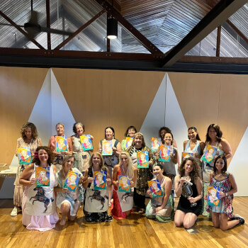 Take a picture of your art with the Workshop Group