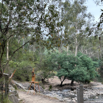 .Arrive at the beautiful location: Yarra River Warrandyte