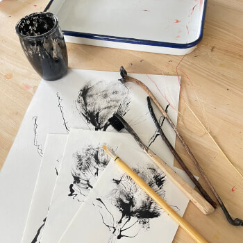 Intro to materials - black ink