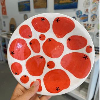 Glazing and kiln firing