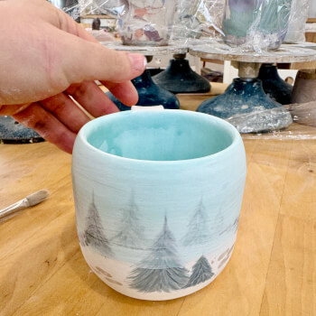 Glazing and firing