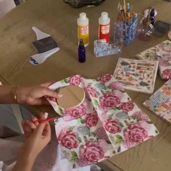 Layer the napkin magic