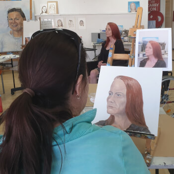 Painting the portrait