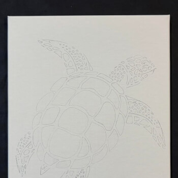 Trace the design with a pencil 