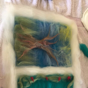 Create your image - painting with wool