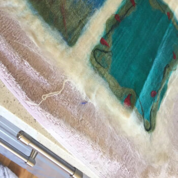 Wet felting