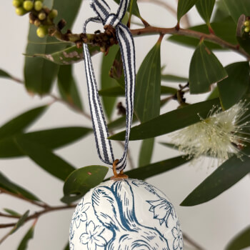 Easter Heirloom Decoupage Egg