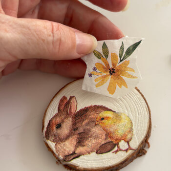 Easter Heirloom Decoupage Decoration