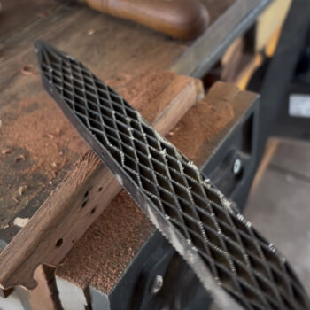 Shaping the handle