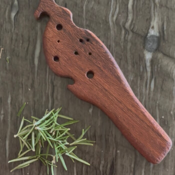 Using the herb stripper
