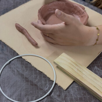 Hand build your ceramic base