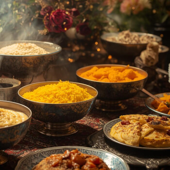 Shared Persian Breakfast Table - 30mins