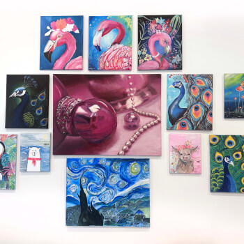 Complete a beautiful artwork