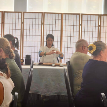 Guided tea ceremony and meditation