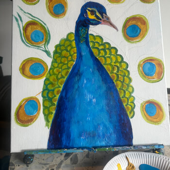 Mixing colours