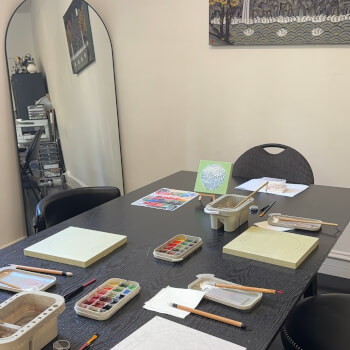 Arrive at our workspace