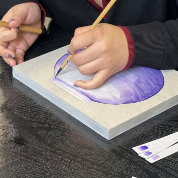 Paint your moon jar base (Minhwa)