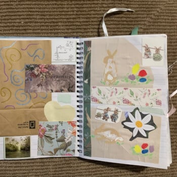 Create your first junk journal first pages