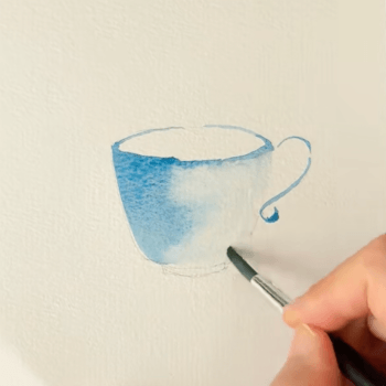 sketch the cup