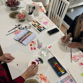 Learn watercolour techniques