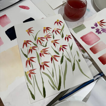 How to use brush and paint