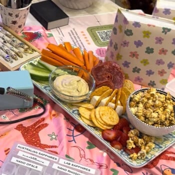 Enjoy some nibbles while your create!