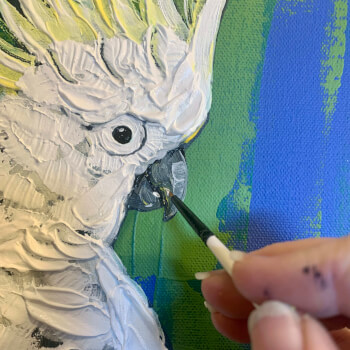 working with impasto paint