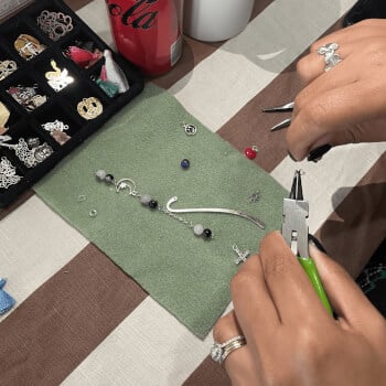 Assemble your Beaded Bookmark