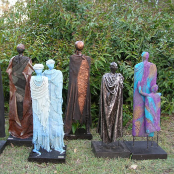 Draping Paverpol dipped Fabrics