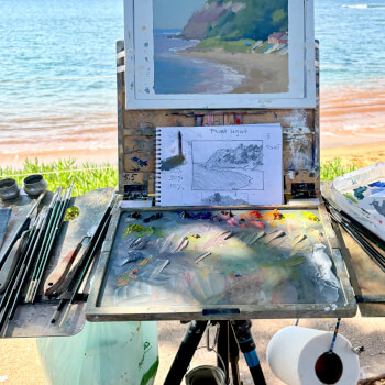 Step 1: Watch a Live Plein Air Demonstration