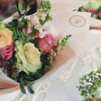 Arrange and wrap your bouquet