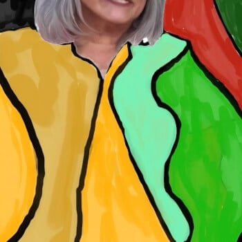 Add colour to each of the shapes & add your face