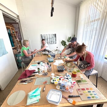 Enjoy a relaxing time painting your design