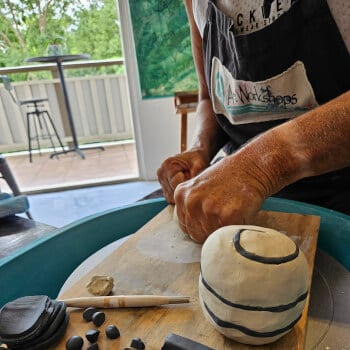Preparing your clay for the wheel