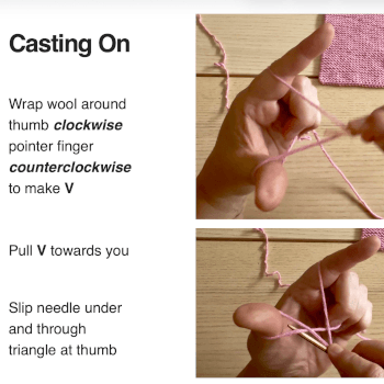 Casting on Stitches