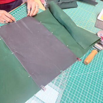 Add base to bag exterior
