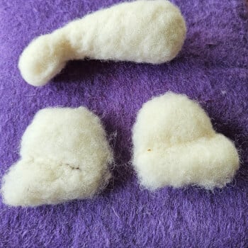 Squirrel body and legs