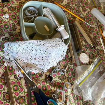 A range of tools to create shapes & emboss the surface