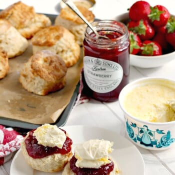 Scones in the garden