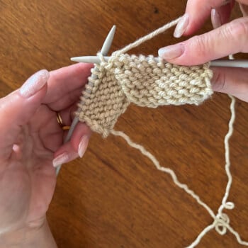 Purl stitch