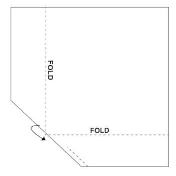 Mitred Corner, Squared Corner, Side Split (Bagged Out @ Hem)
