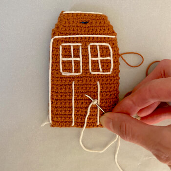 Embroider & Glue the Details