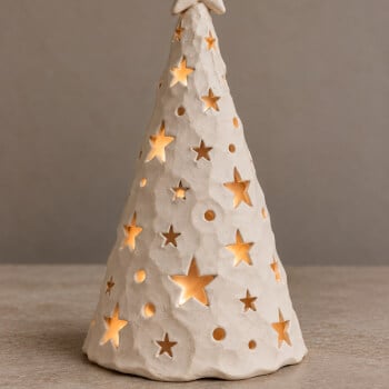 Matt white glaze - LED lighting.