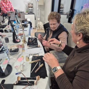 At your own make-up station