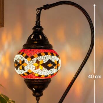 Small Swan Table Lamp (11cm Glasshade)