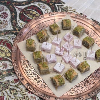Enjoy it with Turkish delight and baklava